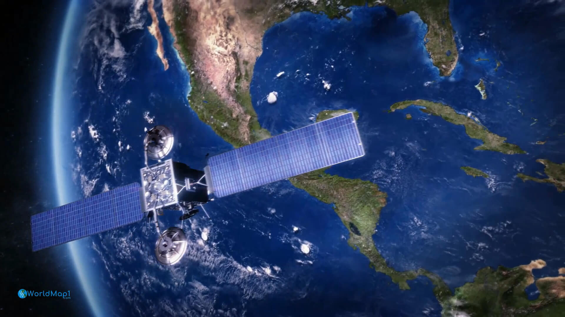 Mexico Satellite View from Space